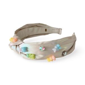 Bari Lynn Embellished iridescent Headband Pastel Gummy Bears & Crystal Accents